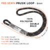 GM CLIMBING 12in 6mm Prusik Loop Pre-Sewn for Climbing Arborist Rescue Mountaineering General Outdoor Use (Red, Pack of 3) view 2