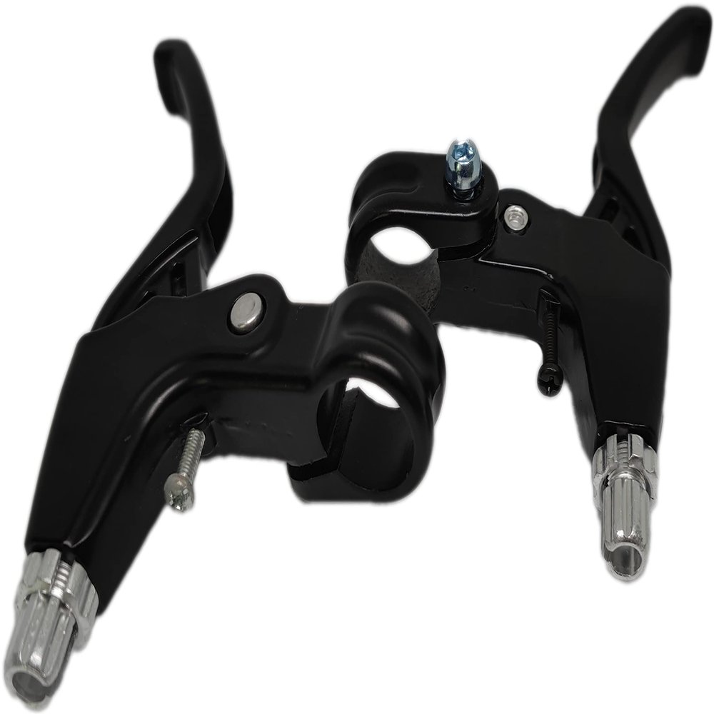 QIYAGE Bicycle BicycleStore 1 Pair Universal Full Aluminum Alloy Brake Handle Mountain Road Bike Brake Lever 2.2cm Diameter