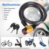 Heavy-Duty Cable Lock, Anti-Theft Outdoor Waterproof Locks for Bike, Motorcycle, Warehouse,Fence Shed, Gate view 4
