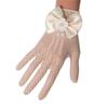 LeJulyeekay Girl's Holiday Wedding Pageant Satin First Communion Gloves Princess Gloves view 1