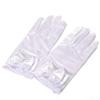 LeJulyeekay Flower Girls Gloves Pageant Lace Wrist Length Lace Wedding Dress Gloves 5-12Yrs view 1