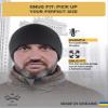 2SBR 2SABERS Warm Lightweight 170 Fleece Watch Cap - Men Women - Outdoor Skull Beanie Hat Black view 3
