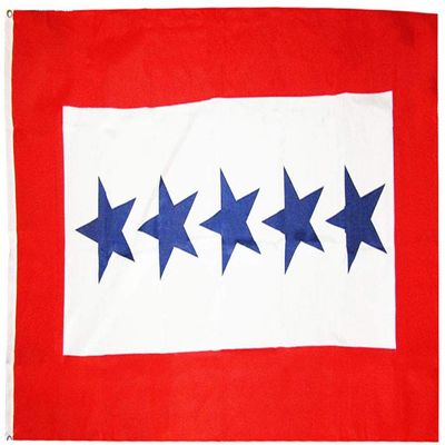 3x5 Five Blue Star Service Star Banner Military 3'x5' Premium Quality Heavy Duty Printed Polyester Flag