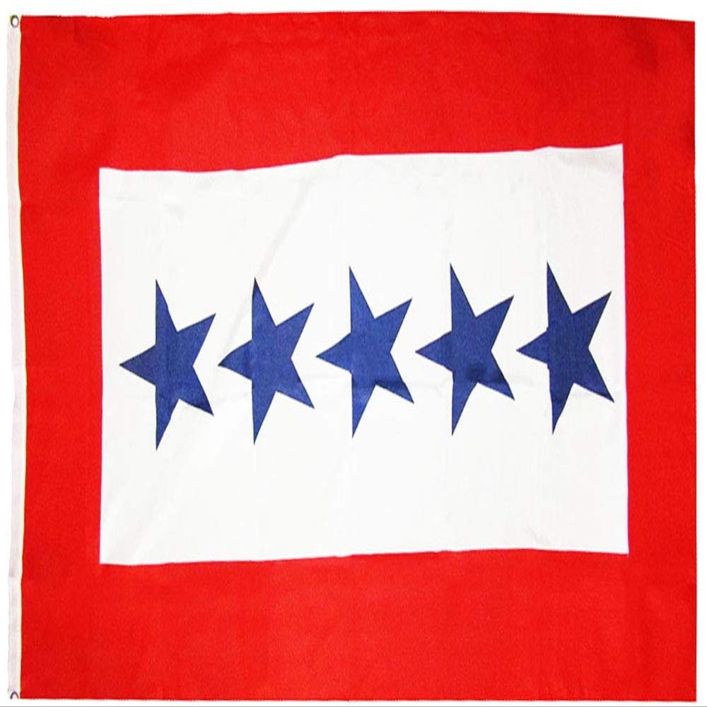 3x5 Five Blue Star Service Star Banner Military 3'x5' Premium Quality Heavy Duty Printed Polyester Flag