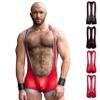 Gruff Pup Impulse Singlet - Red/Blue - Full Coverage - XX-Large view 1
