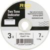 RIO Products Two Tone Indicator Tippet - 6X, Black/White view 1