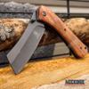 KCCEDGE BEST CUTLERY SOURCE EDC Pocket Knife Camping Accessories Razor Sharp Edge Cleaver Blade Folding Knife for Camping Gear Survival Kit 58649 (Wood Brown) view 4