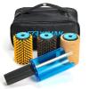 XCMAN Ski Roto Brush Kit 100mm Length-Nylon,Horsehair,Cork,Axle with Handle and Safety Shield/Hood view 1