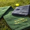 Printualist Personalized Golf Towel - Custom Embroidered Design & Name - Golf Course Design - 16" x 26", Black, Absorbent Cotton Terry Velour Fabric view 3