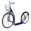 AmishToyBox Deluxe Kick Scooter Bike - Model 2420 - Adult Size (No Kickstand, Navy Blue), Amish-Made view 3