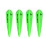 AMEYXGS 50pcs Archery Rubber Feather 2/3/4inch Rubber Arrow Feather Plastic Arrow Vanes DIY Hunting Archery Arrow (Green 2inch) view 1