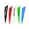 AMEYXGS 50pcs Archery Rubber Feather 2/3/4inch Rubber Arrow Feather Plastic Arrow Vanes DIY Hunting Archery Arrow (Green 3inch) view 3