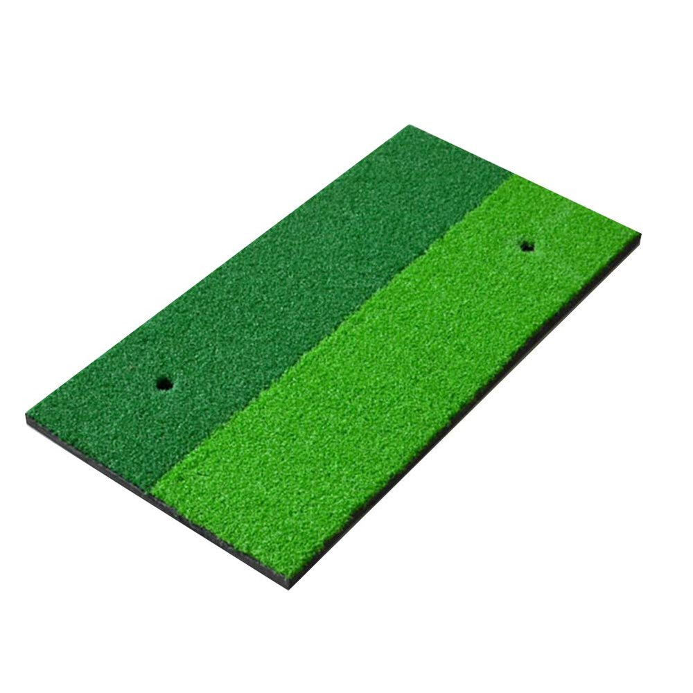 Portable Golf Practice Grass Mat Golf Swing Pad Driving Turf Training Aid - 30x60cm