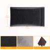 FINTIE Soft Eyeglasses Case with Cleaning Cloth, Portable Squeeze Top Vegan Leather Glasses Pouch, Sunglasses Eyewear Bag, Black view 2