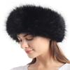 sy soul young Faux Fur Headband with Elastic for Women's Winter Earwarmer Earmuff(One Size,Black with KGB) view 1