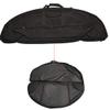 Archery Compound Bow Bag Hunting Protection Carry Bag Case Durable Canvas Bow Bag for Outdoor Shooting Target Equipment (Black, 115cm) view 1