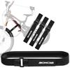 Boncas Adjustable Bike Rack Strap 24" Bicycle Wheel Stabilizer Straps with Innovative Gel Grip Keep The Bicycle Wheel from Spinning - Black 4 Pack view 1