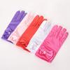 LeJulyeekay Girls Satin Gloves Princess Gloves for Kids Party Gloves Wedding, Formal Pageant view 2