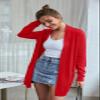 GRACE KARIN Long Cardigan Sweaters for Women, Valentines Sweater for Women, Open Front Knit Winter Clothing 2026 Trendy Red XL view 2