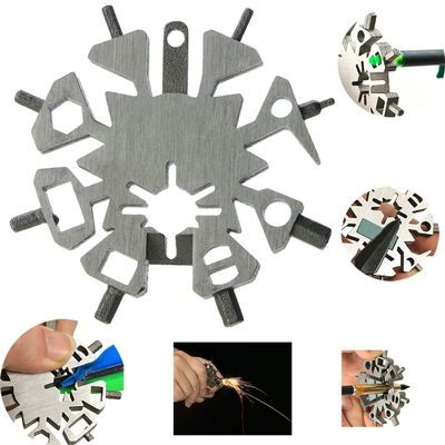 Ace Hunter 21 in 1 Archery Multifunctional Stainless Steel Arrow Repair Tool Kit Arrow Wrench Shaft Nocks Feathers Scraper Fletching Wrench