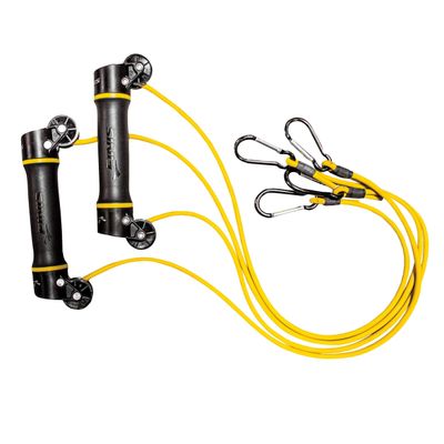 FINIS Slide Dryland Trainer - Dual-Handled Resistance Bands for Swim Strength & Stroke Training