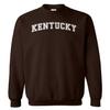 Kentucky - State Proud Strong Unisex Crewneck Sweatshirt (Brown, Large) view 1