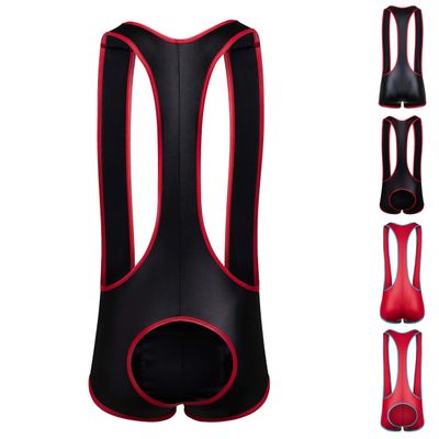 Gruff Pup Impulse Singlet - Black/Red - Assless - XX-Large