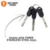 Kryptonite New York Legend 1515 Bike Chain Lock, 5 Feet Long 14.5mm Steel Chain 14.7 Pounds Heavy Duty Anti-Theft Bicycle Chain Lock with Keys, 10/10 Security Rating for E-Bike, Motorcycle, E-Scooter view 4