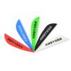 AMEYXGS 50pcs Archery Rubber Feather 2/3/4inch Rubber Arrow Feather Plastic Arrow Vanes DIY Hunting Archery Arrow (Black 2inch) view 4