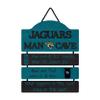 FOCO NFL Jacksonville Jaguars Wood SignWood Man Cave Sign, Team Colors, One Size view 1
