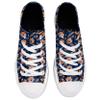 FOCO Auburn Tigers NCAA Womens Low Top Repeat Print Canvas Shoes - 8 view 3