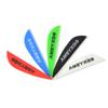 AMEYXGS 50pcs Archery Rubber Feather 2/3/4inch Rubber Arrow Feather Plastic Arrow Vanes DIY Hunting Archery Arrow (White 3inch) view 3