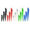 AMEYXGS 50pcs Archery Rubber Feather 2/3/4inch Rubber Arrow Feather Plastic Arrow Vanes DIY Hunting Archery Arrow (White 3inch) view 4