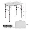 RedSwing 2ft Folding Camping Table,Small Portable Pinic Table Adjustable Height, Lightweight Aluminum Camping Table for Outdoor Indoor Hiking Camp view 2