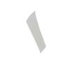 AMEYXGS 3 Inch Archery Turkey FeatherTrue Feather Left Wing Feather DIY Archery Feather Diamond Feathers 50pcs (White) view 2