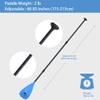 YVLEEN SUP Paddle Board PaddleStand up Paddleboard Paddles Adjustable Aluminum 4-Piece Floating Kayak PaddleConvertible Paddle view 2