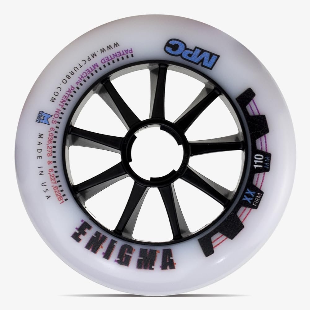 Bont Skates -MPC Enigma Inline Speed Skating Wheels - Single Wheel (110mm XX-Firm)