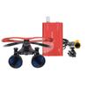 Alkita 3.5X420MM Loupe 5W LED Llight Lamp Clip-on Loupes with Filter Red DY-007 + Aluminum Box view 2