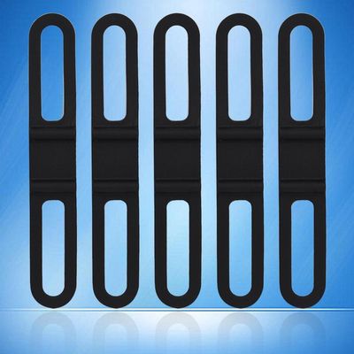 Keenso Strap, Multipurpose Silicone Adjustable Rack Strap 5Pcs Tie Downs Fastening Stabilizer Straps