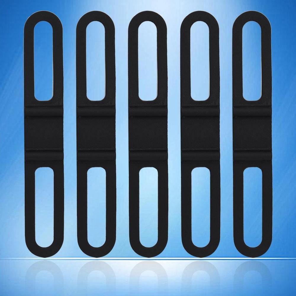 Keenso Strap, Multipurpose Silicone Adjustable Rack Strap 5Pcs Tie Downs Fastening Stabilizer Straps