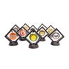DECOMIL Coin Display Stand - Set of 5-3D Floating Frame Display Holder with Stands for Challenge Coins, AA Medallions, Jewelry, 2.75 x 2.75 x 0.75 Inches (5, Black) view 2