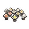 DECOMIL Coin Display Stand - Set of 5-3D Floating Frame Display Holder with Stands for Challenge Coins, AA Medallions, Jewelry, 2.75 x 2.75 x 0.75 Inches (5, Black) view 3