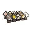 DECOMIL Coin Display Stand - Set of 5-3D Floating Frame Display Holder with Stands for Challenge Coins, AA Medallions, Jewelry, 2.75 x 2.75 x 0.75 Inches (5, Black) view 4