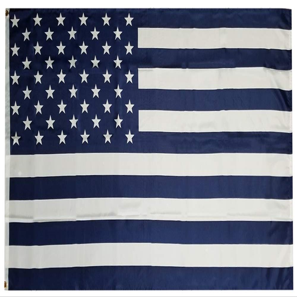 3x5 Blue & White USA 50 Star American 100D Woven Poly Nylon Flag 5x3 Banner Grommets Heavy Duty (RUF)