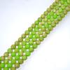1 Strand Adabele Natural Peridot Green Impression Aqua Terra Jasper 4mm Round Loose Beads Sea Sediment Gemstone Spacer for Craft Jewelry Making (90-95pcs) GX6-4 view 2