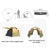 Desert Dome Automatic Easy Setup Camping Family Travel Tent view 3