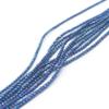 2mm Round Faceted Small Jewelry Loose Gemstone Beads Strand 15" Natural Stone for Necklace Bracelet DIY Design (#27 Blue Hematite) view 3