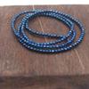 2mm Round Faceted Small Jewelry Loose Gemstone Beads Strand 15" Natural Stone for Necklace Bracelet DIY Design (#27 Blue Hematite) view 4