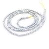 2mm Round Faceted Small Jewelry Loose Gemstone Beads Strand 15" Natural Stone for Necklace Bracelet DIY Design (#33 Silver Hematite) view 1