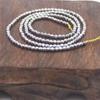 2mm Round Faceted Small Jewelry Loose Gemstone Beads Strand 15" Natural Stone for Necklace Bracelet DIY Design (#33 Silver Hematite) view 4